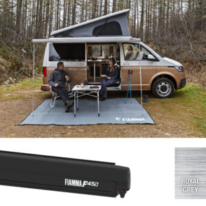 Fiamma F45s 300 Awning for VW T5/T6 & Transporter LWB (RHD Grey/Black)