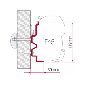 Fiamma Adapter Rapido 90DF-10-450 (98655-918)