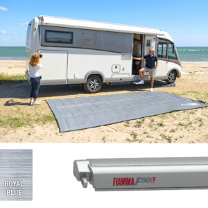 Fiamma F80L 450 Awning Titanium – Royal Blue (07842G01Q)