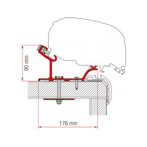 Fiamma Adapter Carthago Malibu 490 (98655Z086)