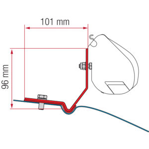 Fiamma Kit for VW Caddy Maxi (98655Z096)